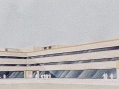 Prospettiva del progetto per il nuovo polo universitario di Bologna