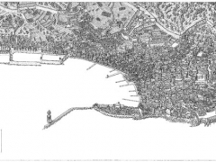 Veduta della città di Genova