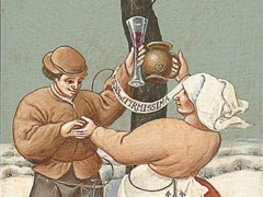 2 di coppe (da “ I tarocchi di Brueghel”)